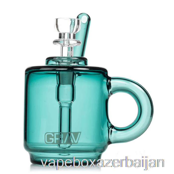 E-Juice Vape GRAV Coffee Mug Pocket Bubbler Lake Green